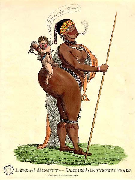 Caricature of Hottentot Venus